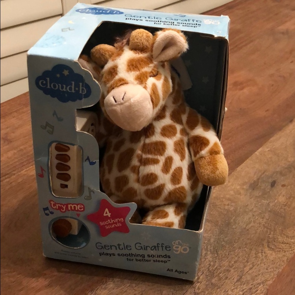 “Soothing Sounds” stuffed giraffe